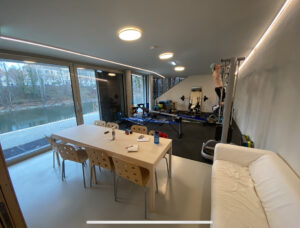 Trainingsbereich im Stadtsbootshaus