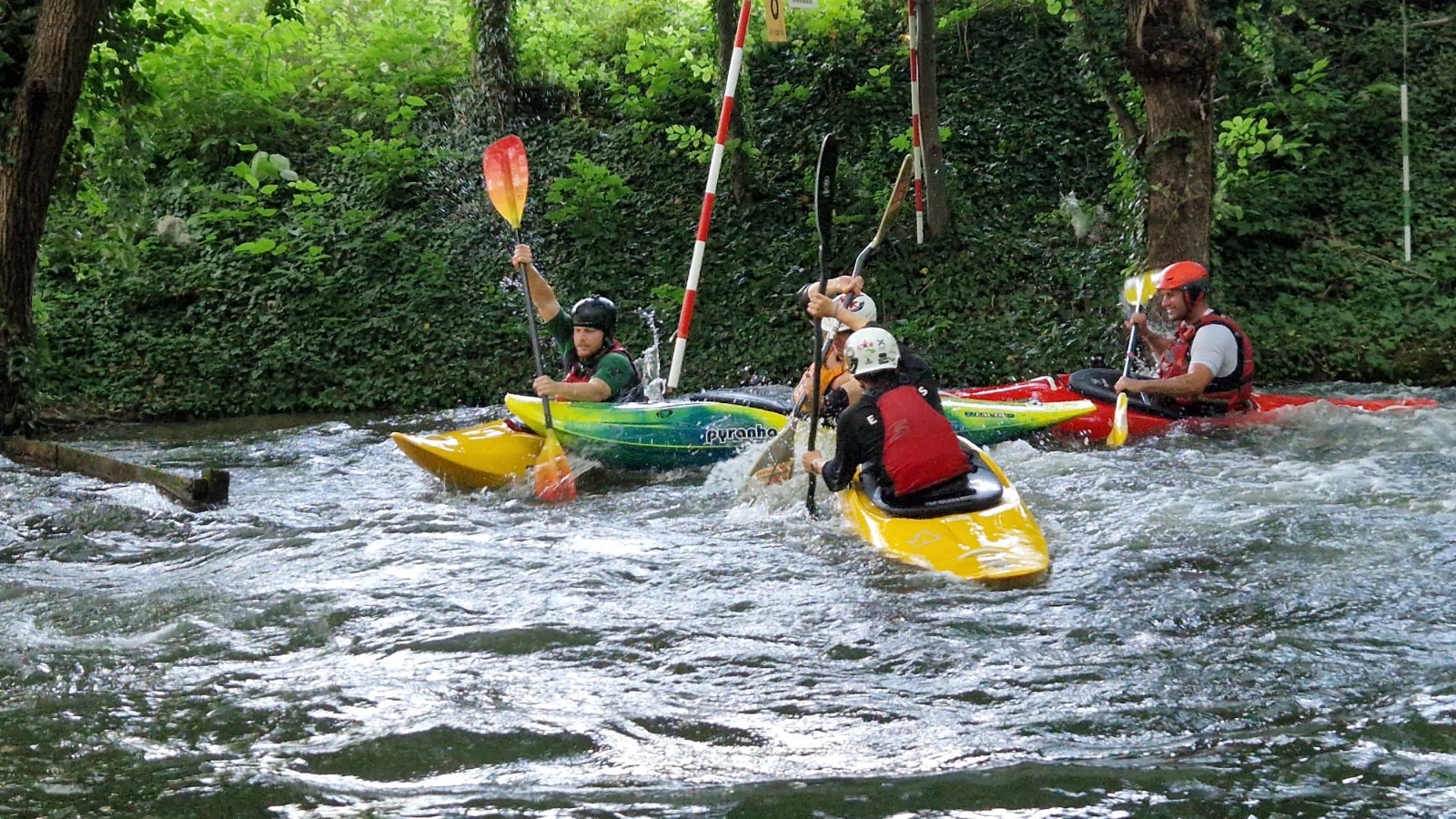 Boatercross beim Kanuclub Graz